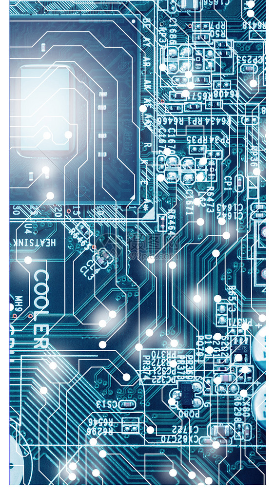 電路板手機(jī)壁紙